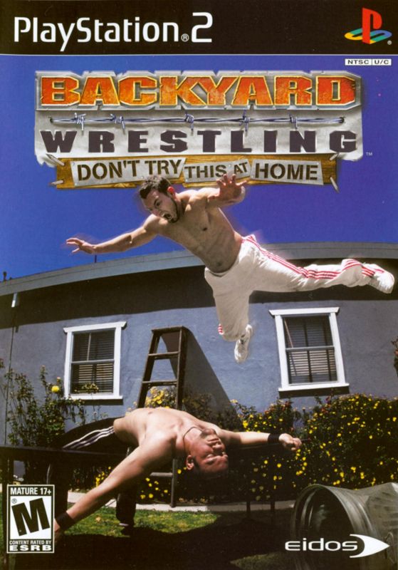 Backyard Wrestling box art for Playstation 2